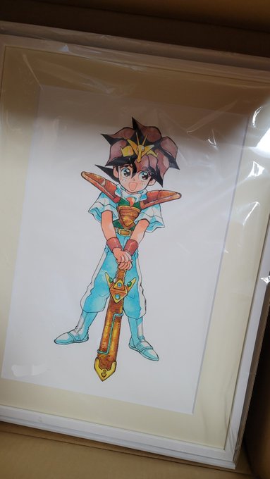 注文してた複製原画届いたー!!
めちゃ悩んだけど、この絵にして良かった〜 