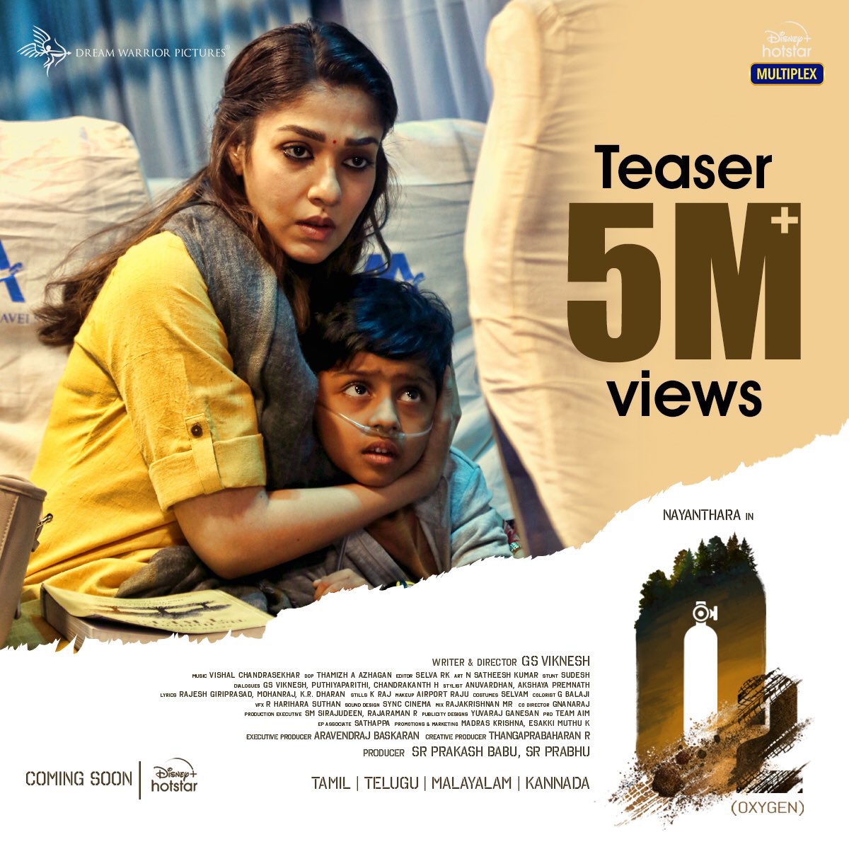 EditorSelva's tweet photo. Tremendous 5M+ Views🔥for #O2Teaser
Thank you all 😍
#O2 #O2onHotstar
#Nayanthara @GsViknesh @that_Cameraman @Composer_Vishal @ArtSathees @prabhu_sr @disneyplusHSTam
#O2TheFilm https://t.co/lPfxk1vcIf