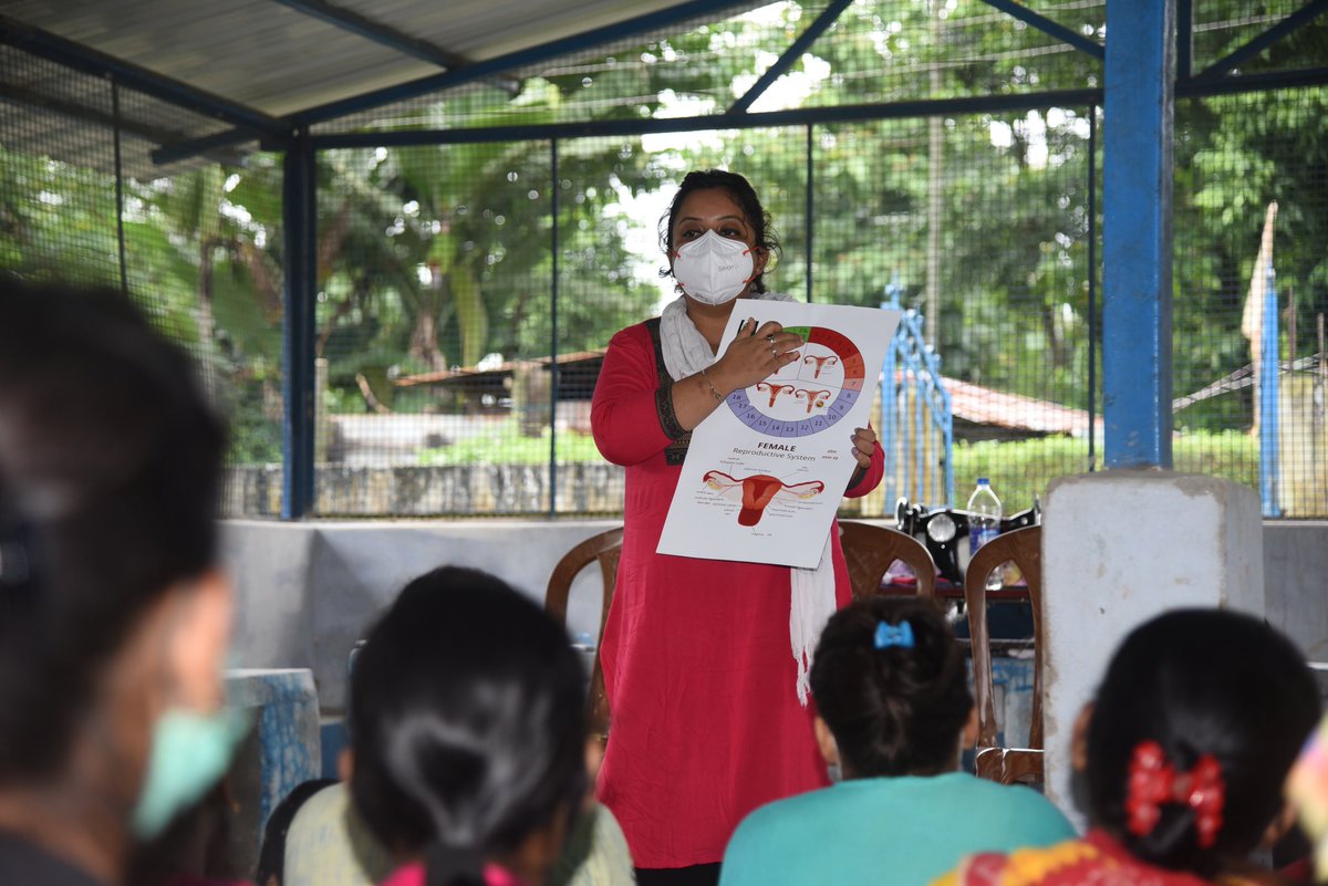 Germany_Kolkata's tweet photo. To bleed in peace & respectfully is every Woman's basic human right! Happy to have supported Project Unnati by @AnahatForChange, #BleedInpeace campaign where girls & women were trained in menstrual hygiene & were also introduced to eco-friendly cloth pads. #MenstrualHygieneDay https://t.co/jHLAe2ZiwF