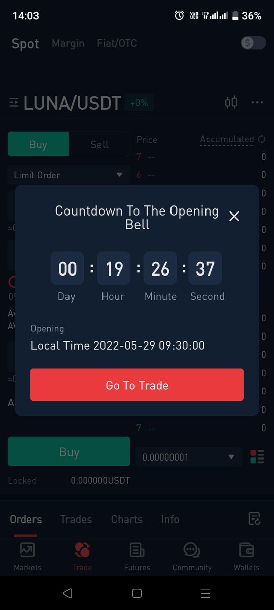 SahilSa79156405's tweet photo. @gate_io @terra_money Guys first u set this count down but because of bybit u listed earlier why...? https://t.co/1QUVGAY9XF