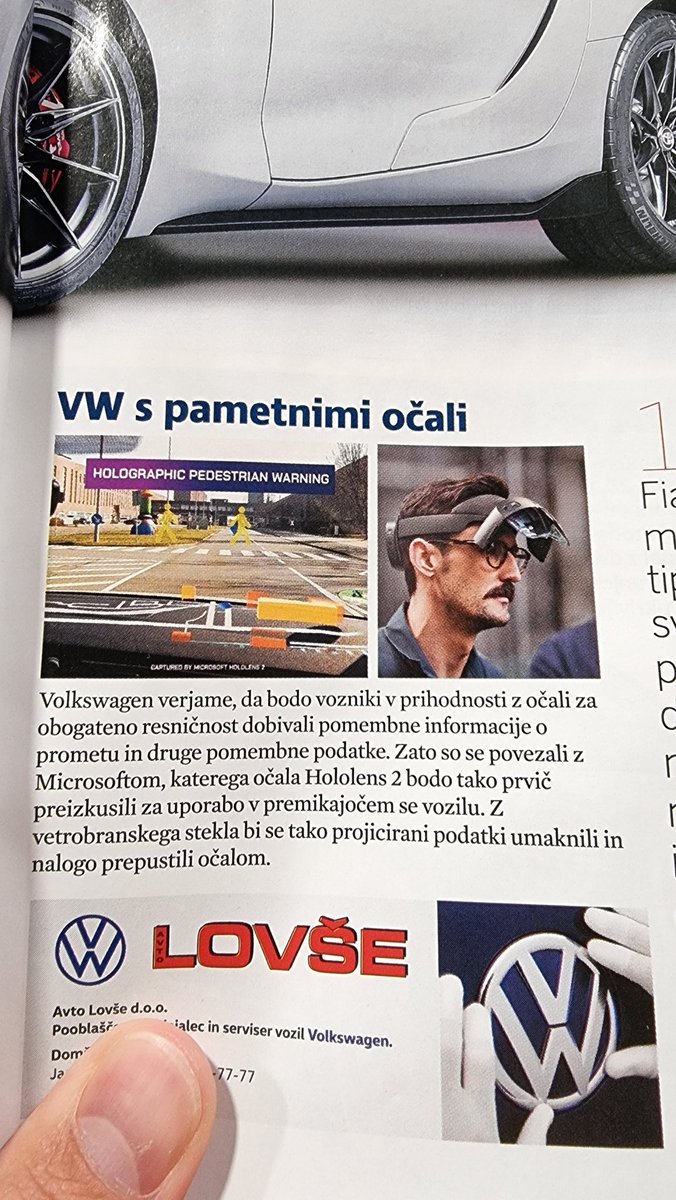Hmm, torej bo poskrbljeno tudi za 100% avtonomno vožnjo in seveda garancija, da ne bo čelnega trka? Si ne predstavljam, kako ti varnostna blazina v ksiht zabije ta fulface očala 🤨 #samprašam #weirdtech
