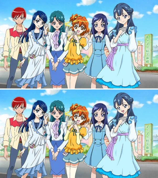 プリキュア間違い探し第41弾
上と下の絵で「7つ」違いがあります

画像タップでスタート👆 