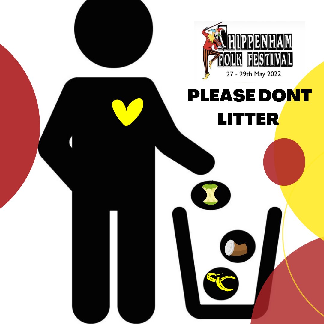 Our litter pickers don’t get any training, they pick it up as they go along…but let’s make their job easy this weekend and use the recycling bins provided 😜🌍 #chippenhamfolkfestival