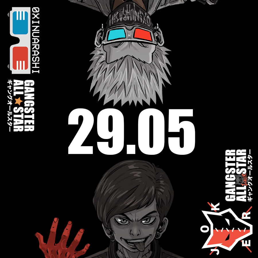 gangsterallstar's tweet image. 29.05.2022 - 21:00 GMT+7 

The Red Right Hand and The Mad Scientist are ready...

Be prepared.

#WeAreGAS