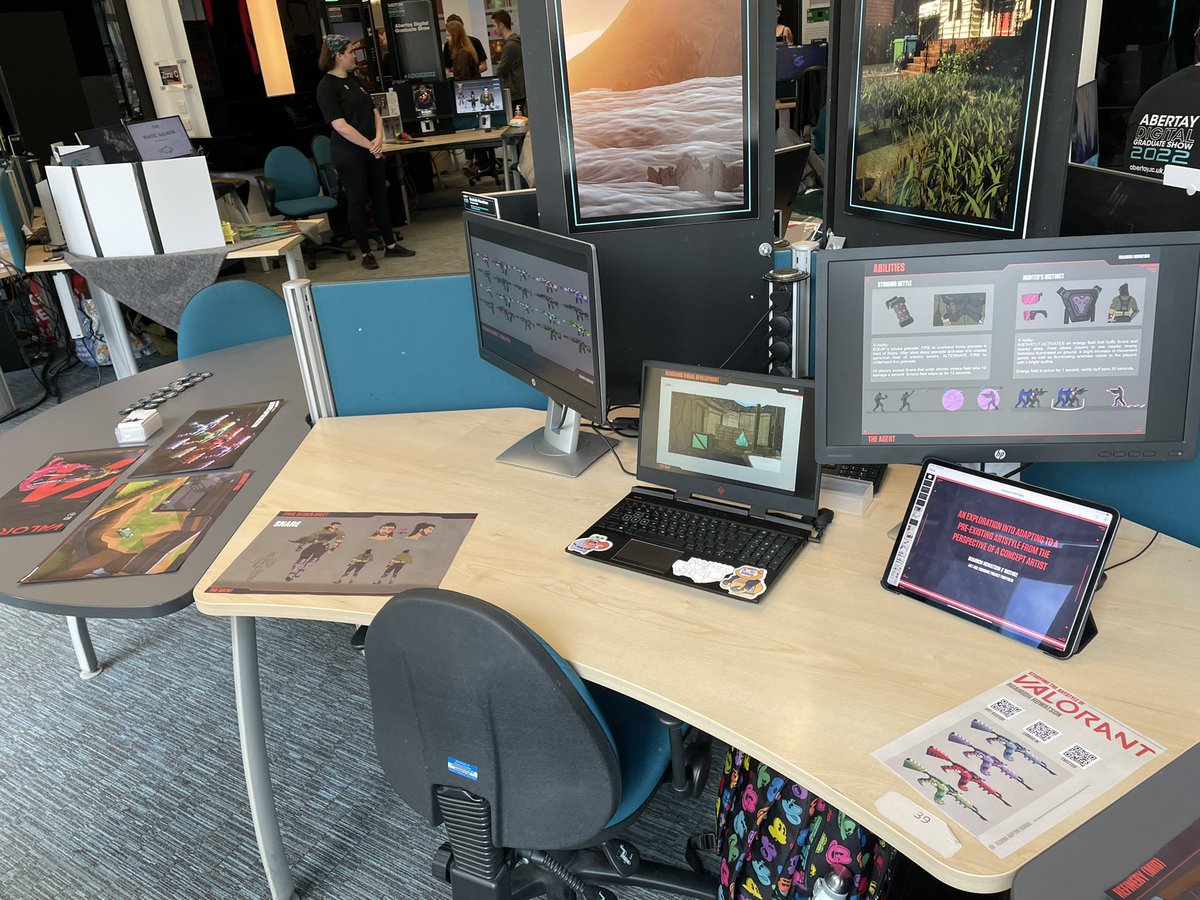 MoodyRoory's tweet photo. Had an absolute blast showcasing my work at the digital grad show! Here’s to the future! 🥳 #adgs2022 #adgs #Abertay https://t.co/nlZ1CFbtI6