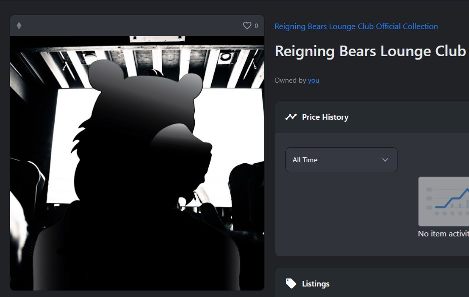 thegodfoker's tweet photo. Just received my Airdrop from the @ReigningBearsLC, Better check your wallets fam! Lezgo! LFG!
Thank you so much for this airdrop
#RBLC #NFT https://t.co/uBJawU3562
