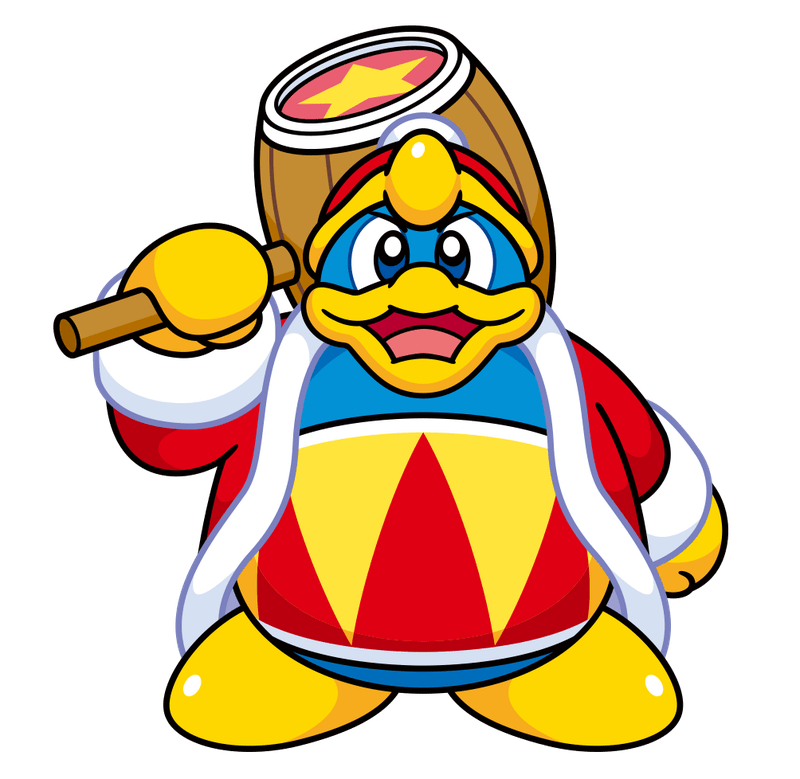 kansaichris's tweet photo. Am I the only one who thinks that the Don Quijote mascot could be related to King DeDeDe? https://t.co/7L398Q0Y0Y