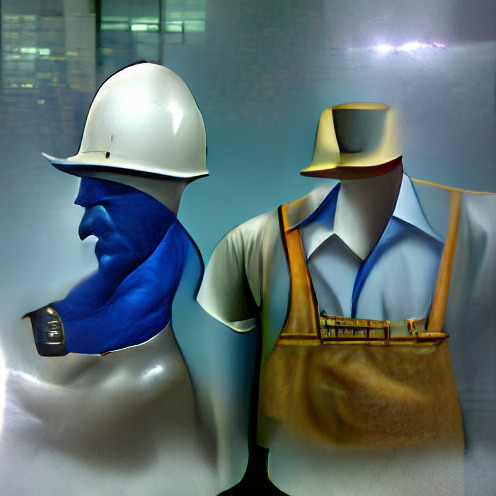 O_T_Human's tweet photo. A white-collar worker and a blue-collar worker (#IDCI) #art #artist #artwork #nft #nfts #nftcollector https://t.co/o4Hrg4Nf5M