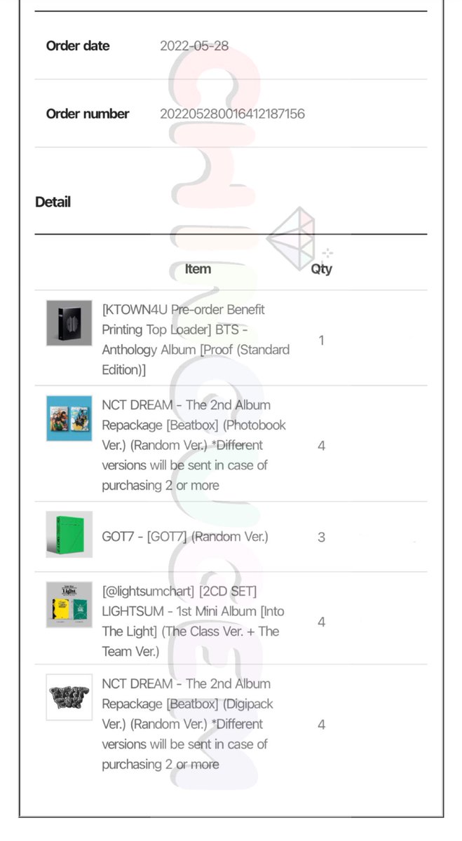 chingugem's tweet image. 💎 #CHINGUGEMUpdates

Secured ✅ 
— BTS Proof
— NCT Dream Beatbox Photobook ver.
— NCT Dream Beatbox Digipack ver.
— GOT7 GOT7
— Lightsum Into The Light