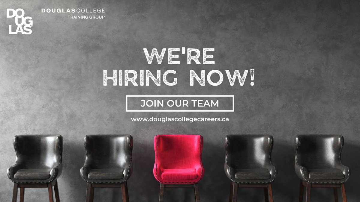 tg_programs's tweet photo. The Training Group at Douglas College is hiring for various positions! View all our job postings here: https://t.co/EHAz36kgPV
#TrainingGroup #hiring #JobPostings #jobs #coquitlam #surrey #burnaby #HiringNow #facilitator #CareerCoach #eLearningDesigner #advisor https://t.co/tk3olCMvh2