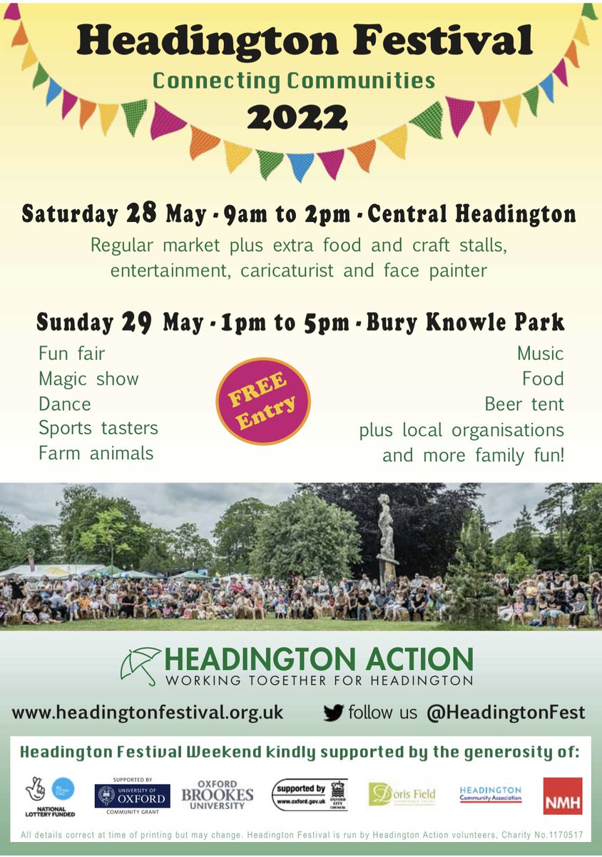 Headington Festival (@headingtonfest) on Twitter photo 