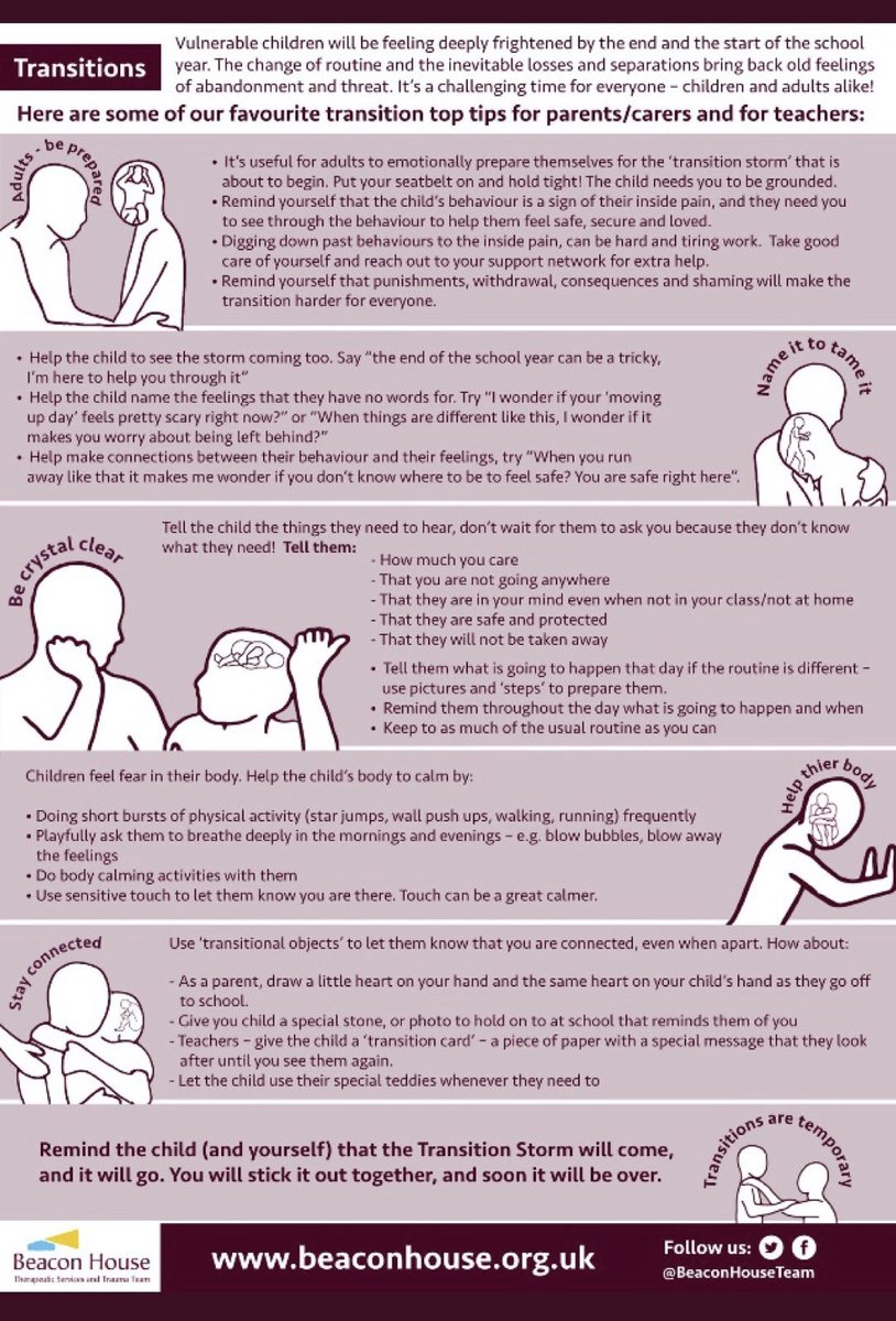 Acornpsychology's tweet image. @BeaconHouseTeam have provided this helpful resource to help parents/carers and teachers manage the changes in routine during the end of the school year ⬇️