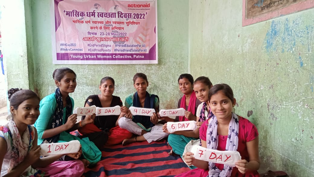 SBari83's tweet photo. #RightToPeriods
#MenstrualHygieneDay2022 
#HerChoiceHerVoice
#YoungUrbanWomen
@saurabhiirm @NaghmaKhaliq @ActionAidIndia @Rajnand09298893 https://t.co/bButBYuVtJ