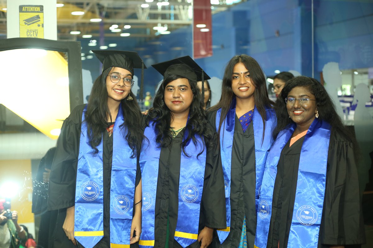 ShivNadarUniv's tweet photo. A sneak peek of some #backstage action! 
 
Today, at our 8th #Convocation, a total of 474 degrees will be awarded to students who have successfully completed their UG, PG and Ph.D. programs in the 2021-22 Academic Session.

#SNUConvocation #Convocation2022 https://t.co/V7LEMQ3WSb