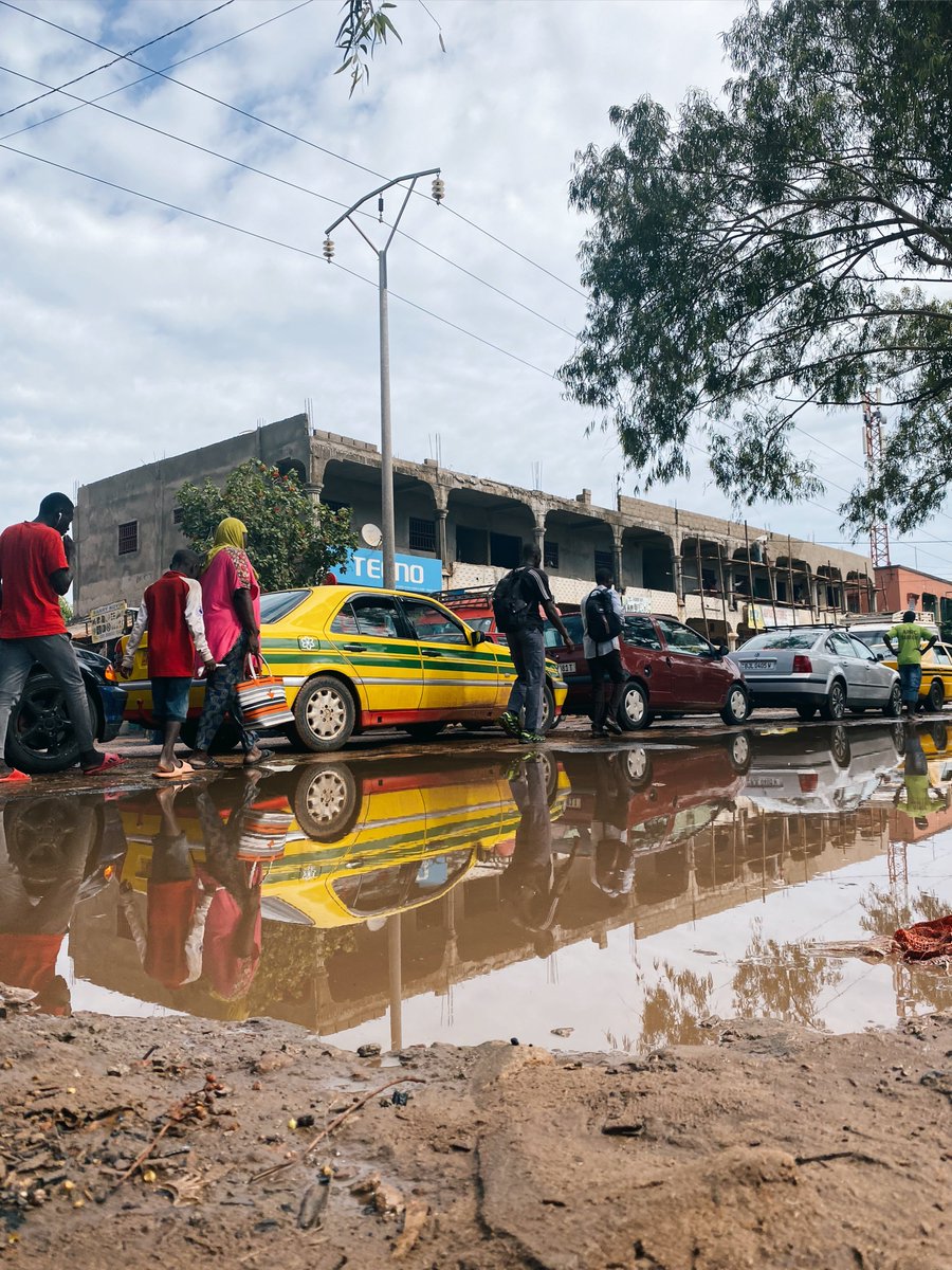 Streets of The Gambia  after second rain 🌧 #DocumentingGambia #rain