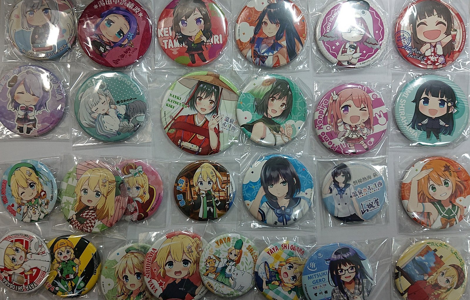 輝く高品質な 温泉むすめ 缶バッジセット 【完売御礼】和歌山県温泉