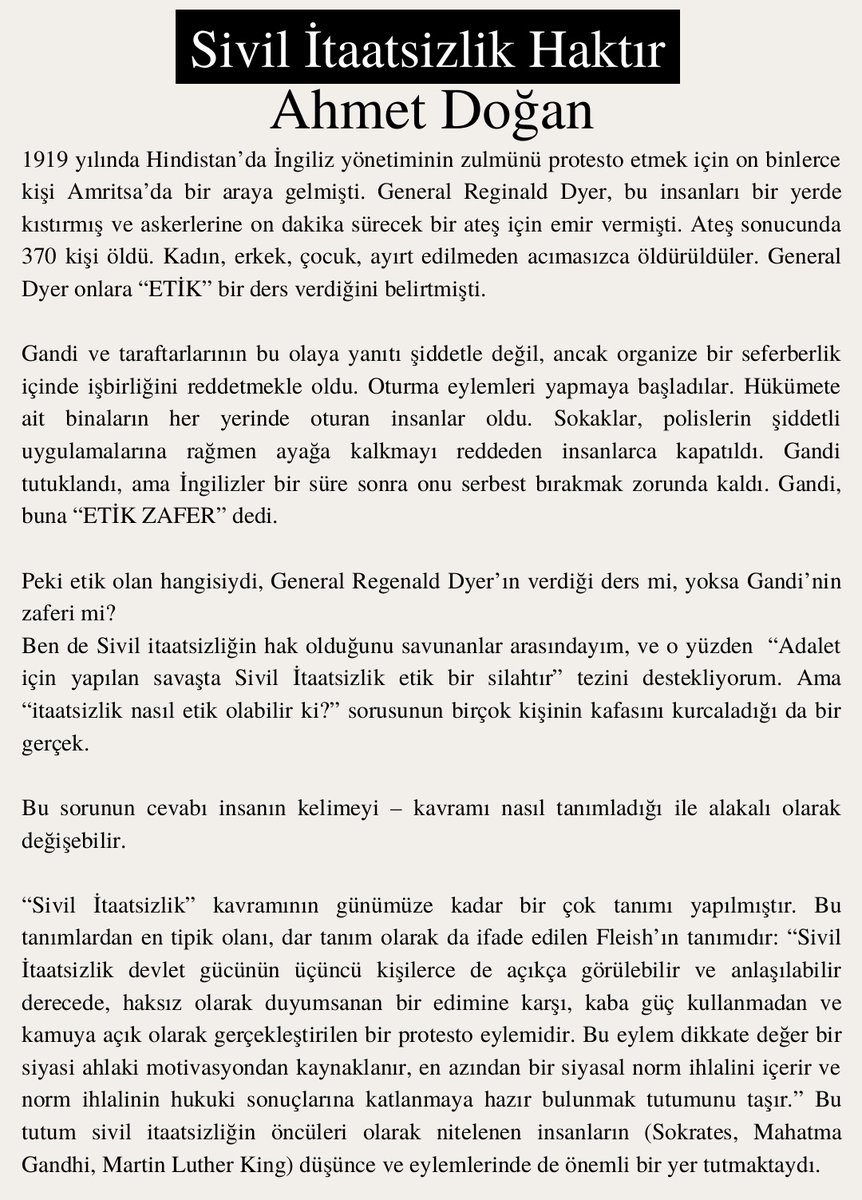 BenavFanzin's tweet photo. SİVİL İTAATSİZLİK...
Görünürdeki olumsuzluk yanıltmasın.

SİVİL İTAATSİZLİK HAKTIR 👇
@ahdogan

Pdf olarak indirebilirsiniz 👇 (2.sayı) https://t.co/QEBHZgdIRz

(1.sayı)
https://t.co/wedyVFOu1z https://t.co/ZunTdV57M6
