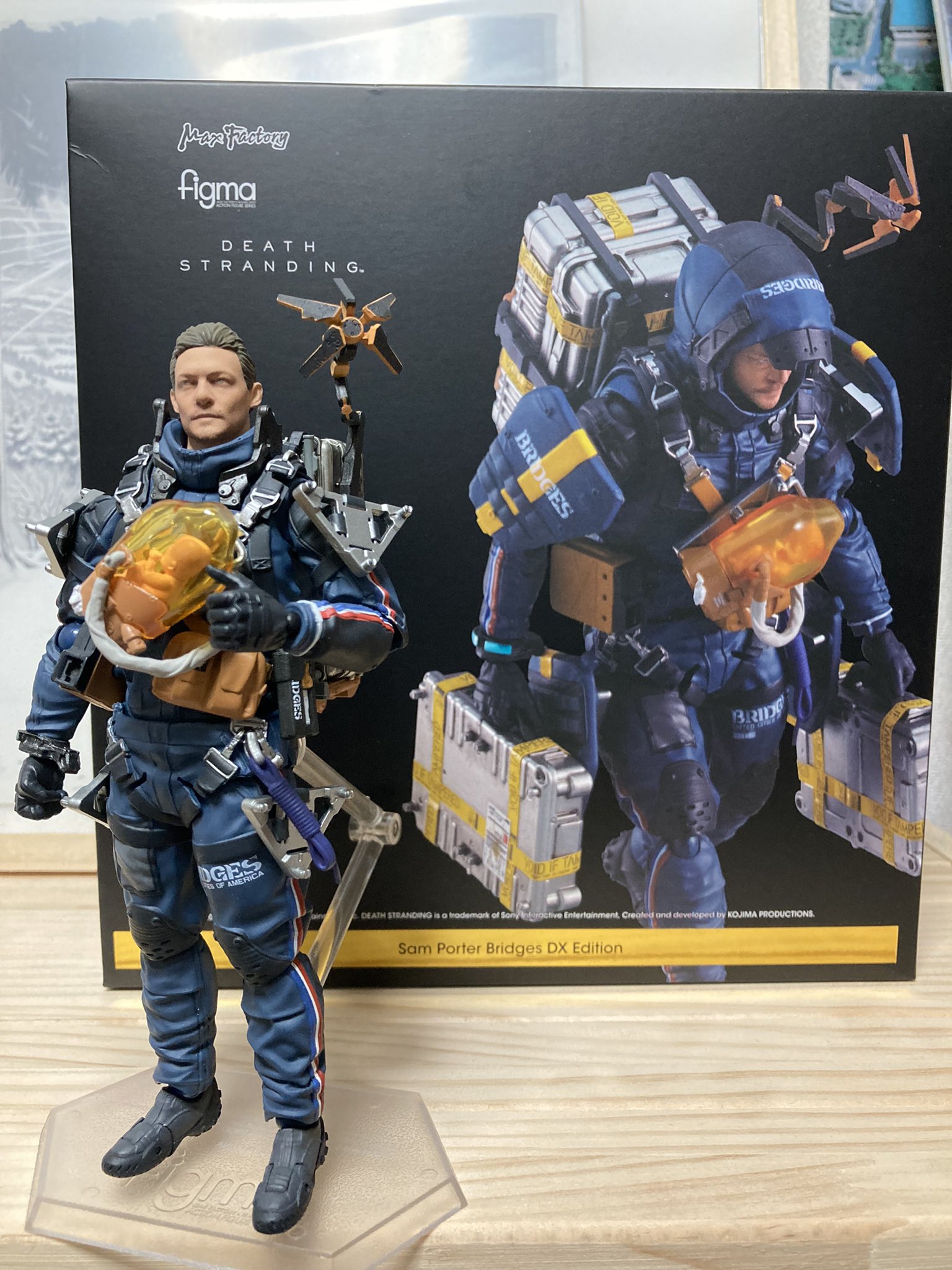 figmaサム・ポーターブリッジズ　リバーストライク figma デス・ストランディング サム・ポーター・ブリッジズ+リバー