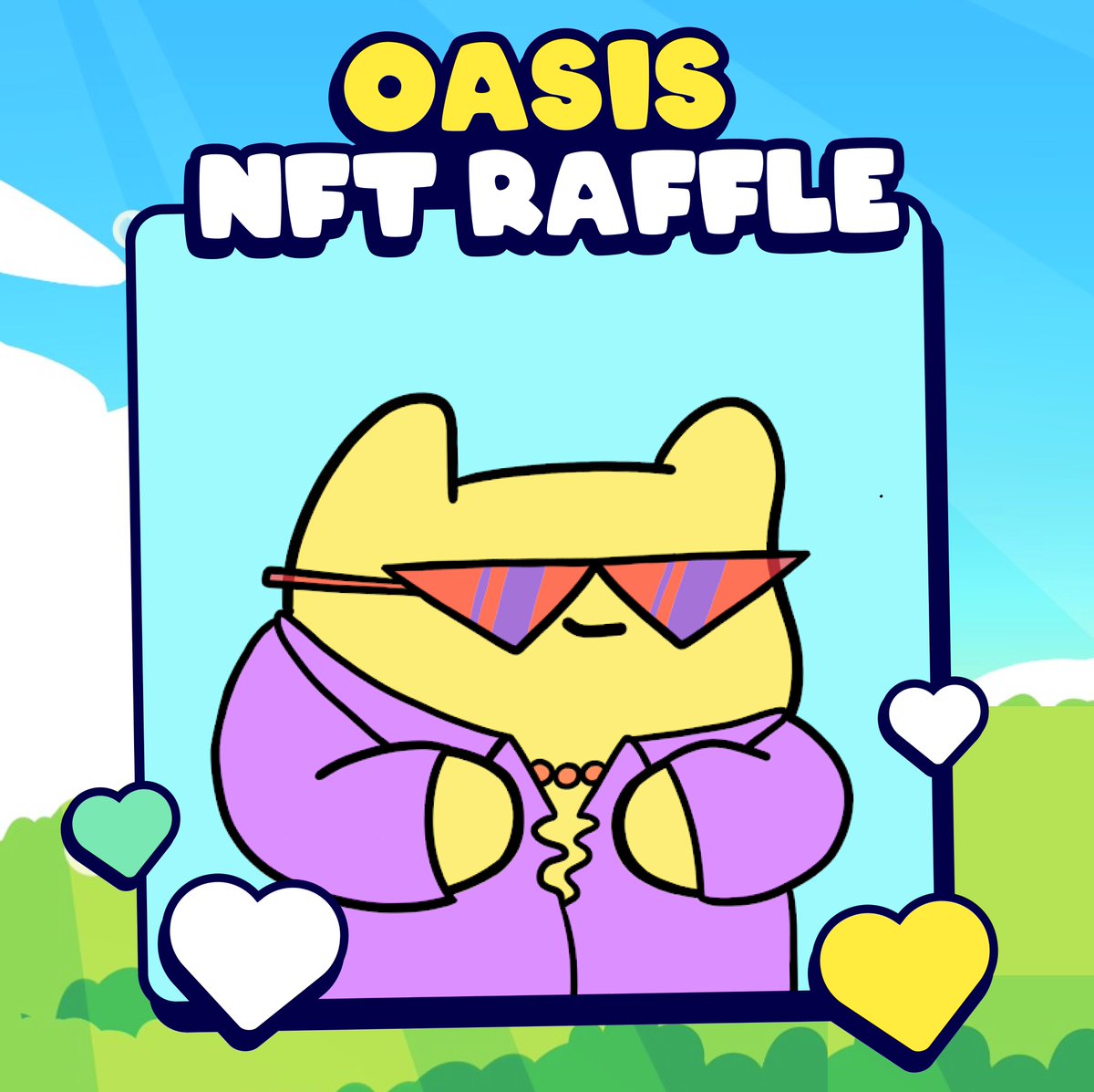 💛TODAY'S OASIS NFT RAFFLE💛

Flowers x <a href="/CoolmanUniverse/">Coolman's Universe</a> 

Coolman's Universe #3937 - 0.5ETH

20 $honeycoin

- oasis.flowerfam.earth/raffle/
- 48 hours until Winner Announcement
- 100% of used $honeycoin gets burned

Flower Fam holders only...
