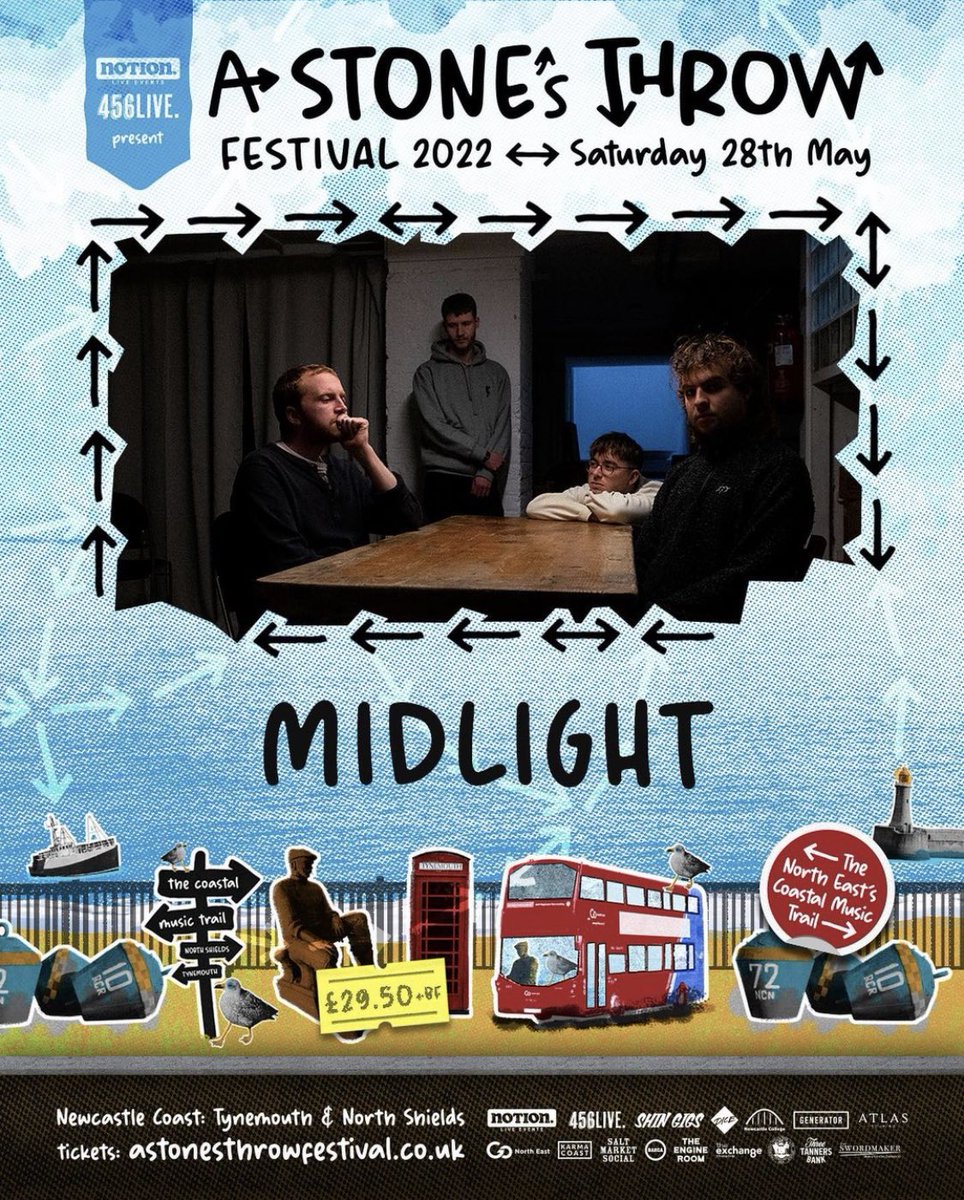 🚂 ➡️ Newcastle for A Stones Throw Festival