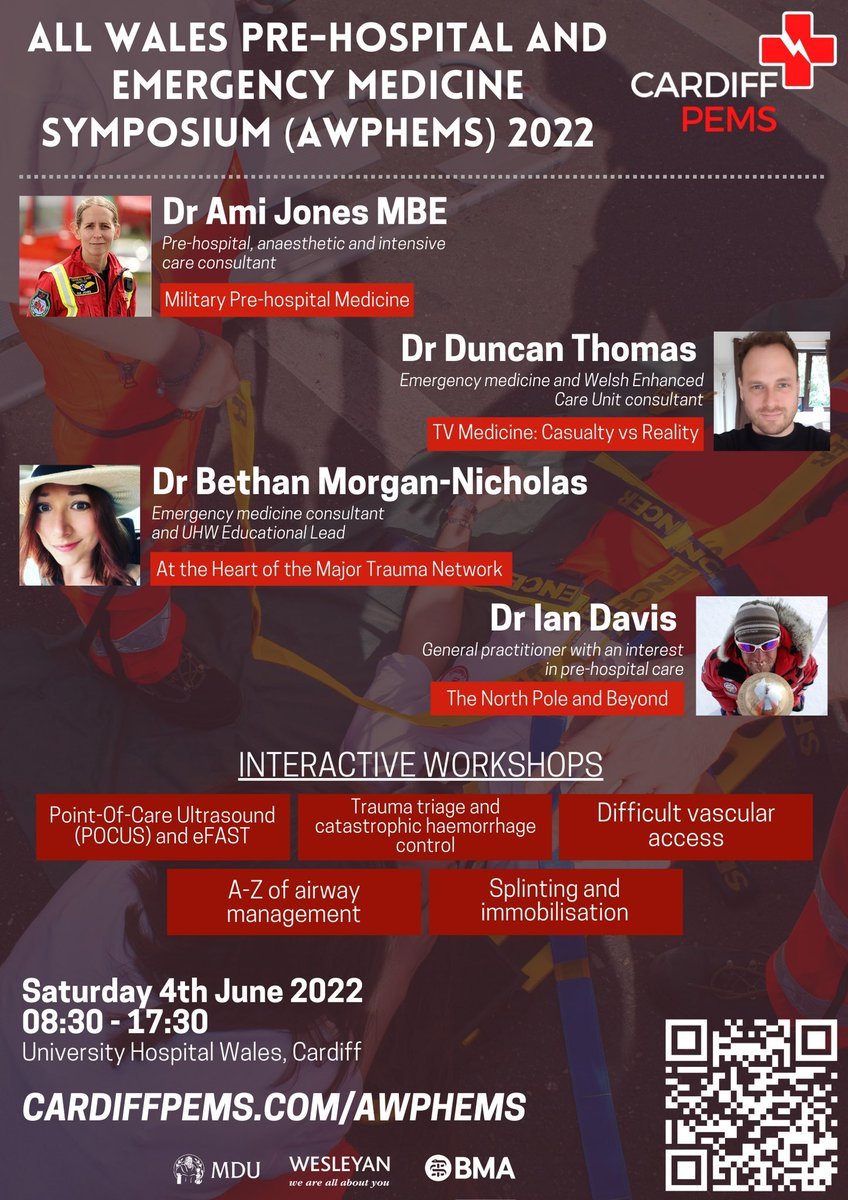 Join us on Saturday 4th June for what will be an exciting and interactive day, covering all thing emergency medicine! Aimed at all those interested in EM &amp; PHEM. Ticket sales close soon awphems.eventbrite.com
