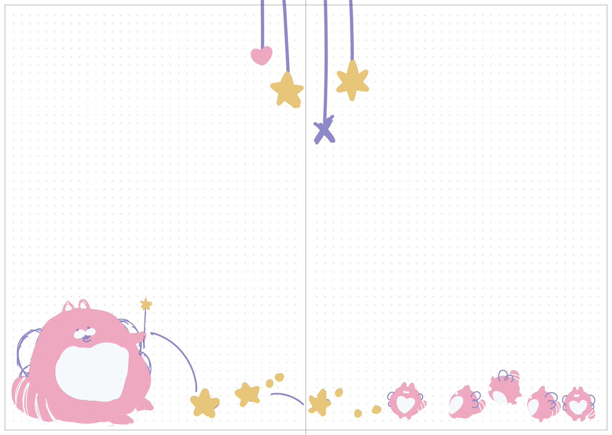 momokei312's tweet photo. #ダメフェス
#キャラバン図鑑ラフ画
#あなたのキャラバンノート見せて！
副主催が作成したノベルティノートの
本文のラフ案です　本文のみ私
元々カラーで描いてたから見て欲しい！！
かわいい！！（自画自賛） https://t.co/IgMXcdOLlf