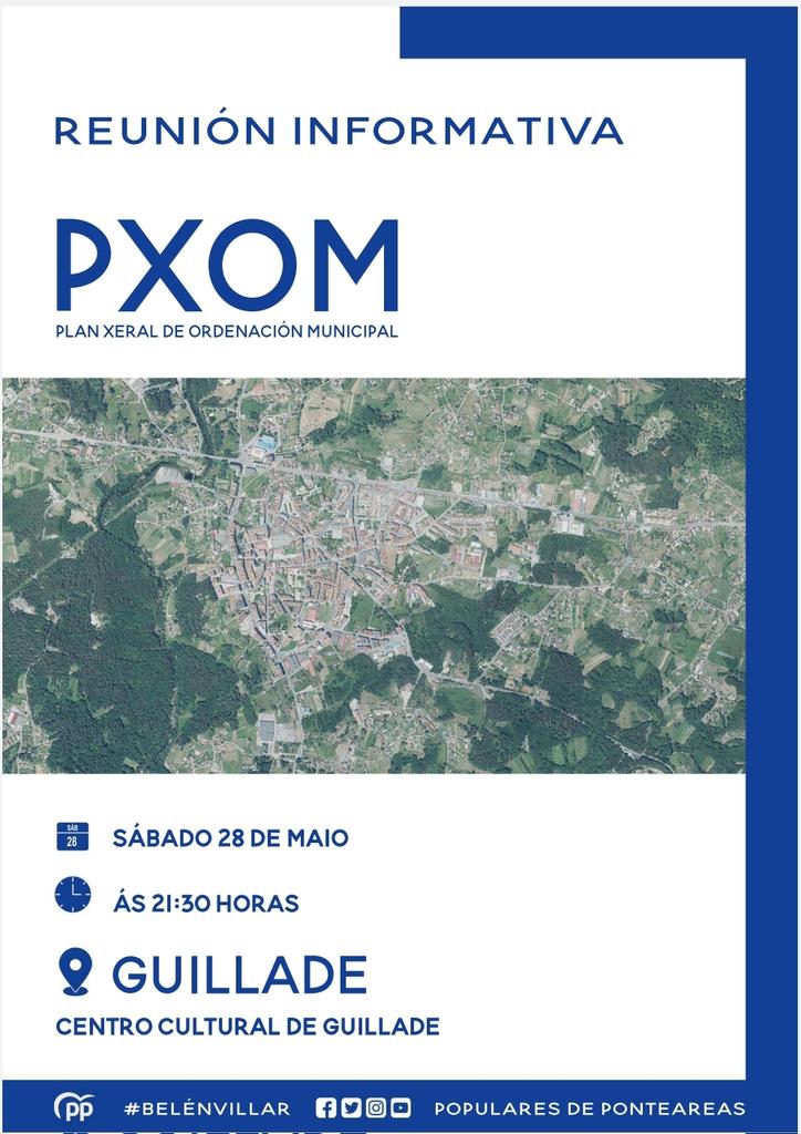 BelenVillarGlez's tweet photo. Esta tarde, continuamos con las reuniones informativas del #PXOM. Estaremos en #Pias y en #Guillade. Los vecinos quieren conocer como han quedado sus parcelas, si urbanizables o rústicas. https://t.co/qwfQgY79wR