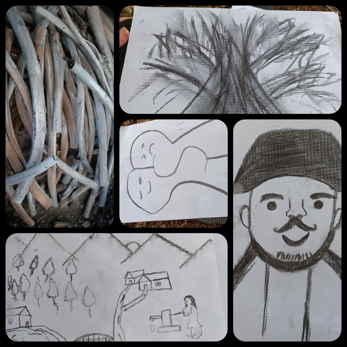 Wood for the fire, wood to make charcoal, woods for inspiration. Forest school with @CrawleyCollege   this week <a href="/SussexWildlife/">Sussex Wildlife Trust 🦔</a>