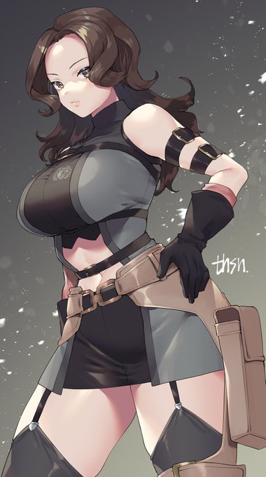 ムチムチエリート女兵士さん 