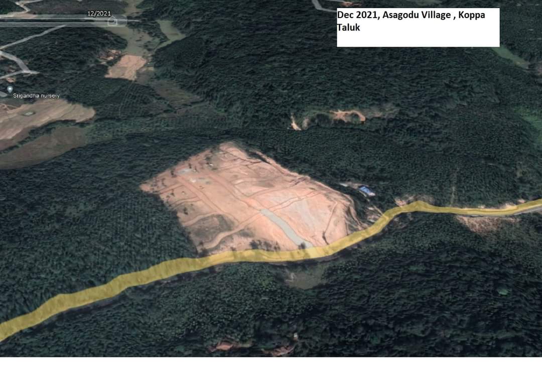 ನೋಡ್ರಪ್ಪಾ ಪಶ್ಚಿಮ ಘಟ್ಟದ ಕೃಷಿ ಭೂಮಿ,ಅರಣ್ಯ ಮತ್ತು ಪರಿಸರ ಕಾಯ್ದೆಯ ನಿಯಂತ್ರಣದಲ್ಲಿ ಇಲ್ಲ ಅಂದ್ರೆ ಏನಾಗುತ್ತೆ ಅಂತ . ಅಸಗೋಡು ಗ್ರಾಮದಲ್ಲಿ ಹೊರಗಿನವರು ಬಂದು  ಹಾಡ್ಯ ಕಡಿದು ಲೇಔಟ್ ಮಾಡಿರೋದು ಅಂತೇ.
#Koppa <a href="/aranya_kfd/">Karnataka Forest Department</a> <a href="/CMofKarnataka/">CM of Karnataka</a>
<a href="/sahadevsh/">ಸಹದೇವ್ ಎಸ್.ಹೆಚ್</a>