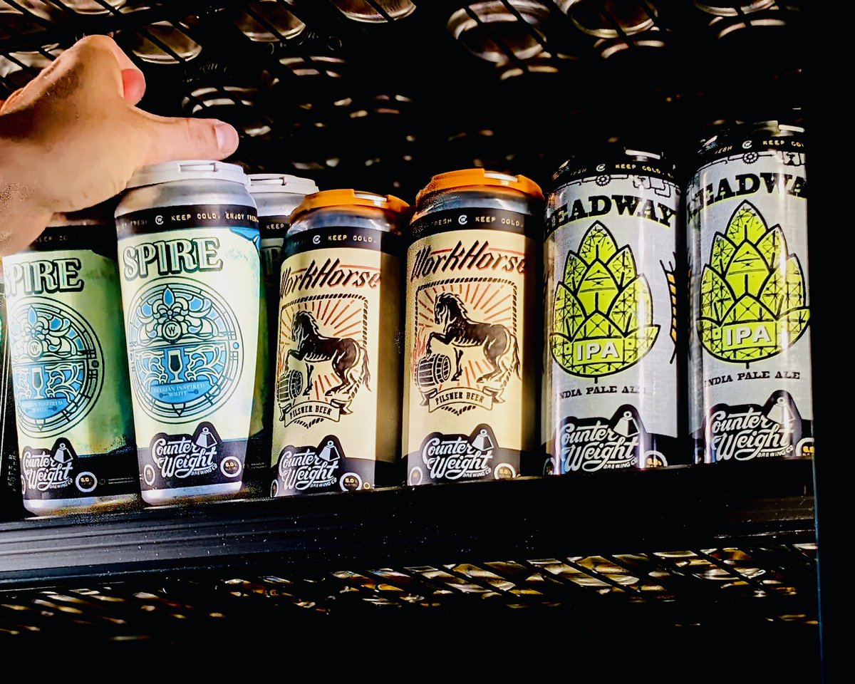 BrewingWeight's tweet photo. What are you reaching for this holiday weekend? The beer hall is open today 12-10 & tomorrow 12-8. We’ve got Hindsight BBQ w us today & @LaMesaFoodTruck tomorrow! We look forward to seeing you!🍻
#counterweightbrewingco #memorialdayweekend #canstogo #ctbeer #drinklocal https://t.co/p7rj4eK4Vr