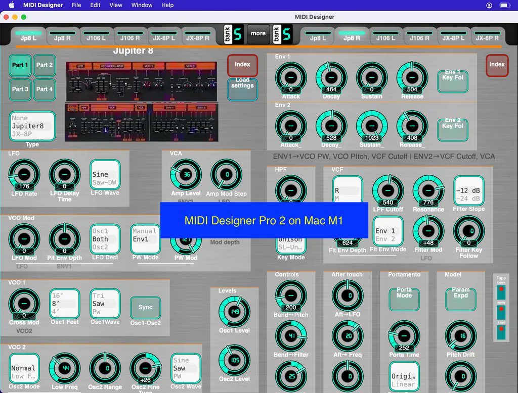 MIDIDesigner's tweet photo. MIDI Designer Pro 2 runs on M1 processor Macs.
Use and edit layouts on your M1 Mac.
And now available in the Mac App Store (same app, you don’t need to buy twice)
your perfect MIDI controller
dream :: create :: play
#communityPowered #dreamCreatePlay #iosMidi https://t.co/EfI3D3CQWJ