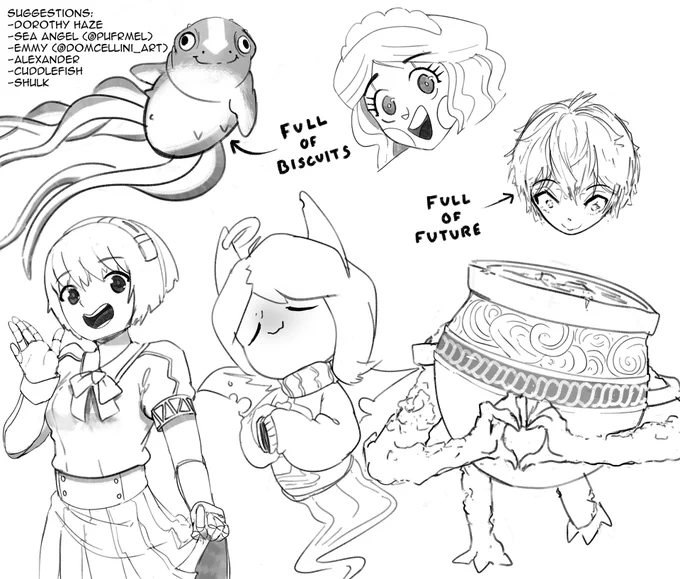 Pаtreоn sketch suggestions 