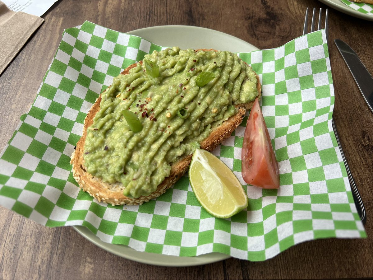 ProfJohanna's tweet photo. It is difficult to break habits formed during an extended stay in Australia … #SmashedAvo https://t.co/BD6dFtuX6o