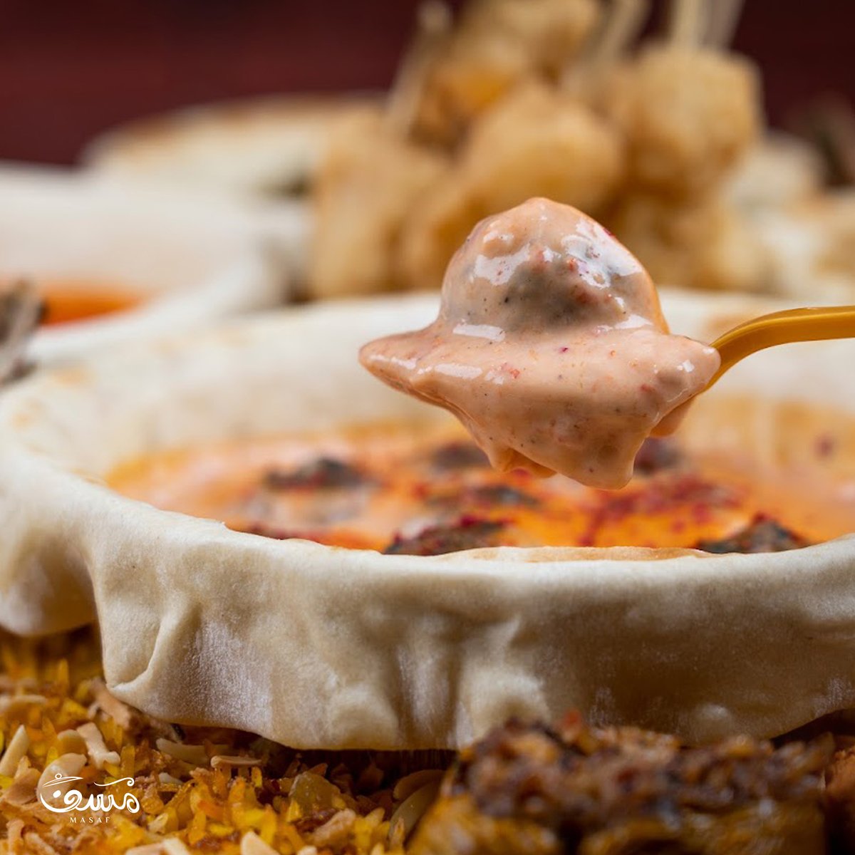 كفتة بالباشميل 🤤
تلذذ فيها إذا طلبت #مسف_أرمني من مسف