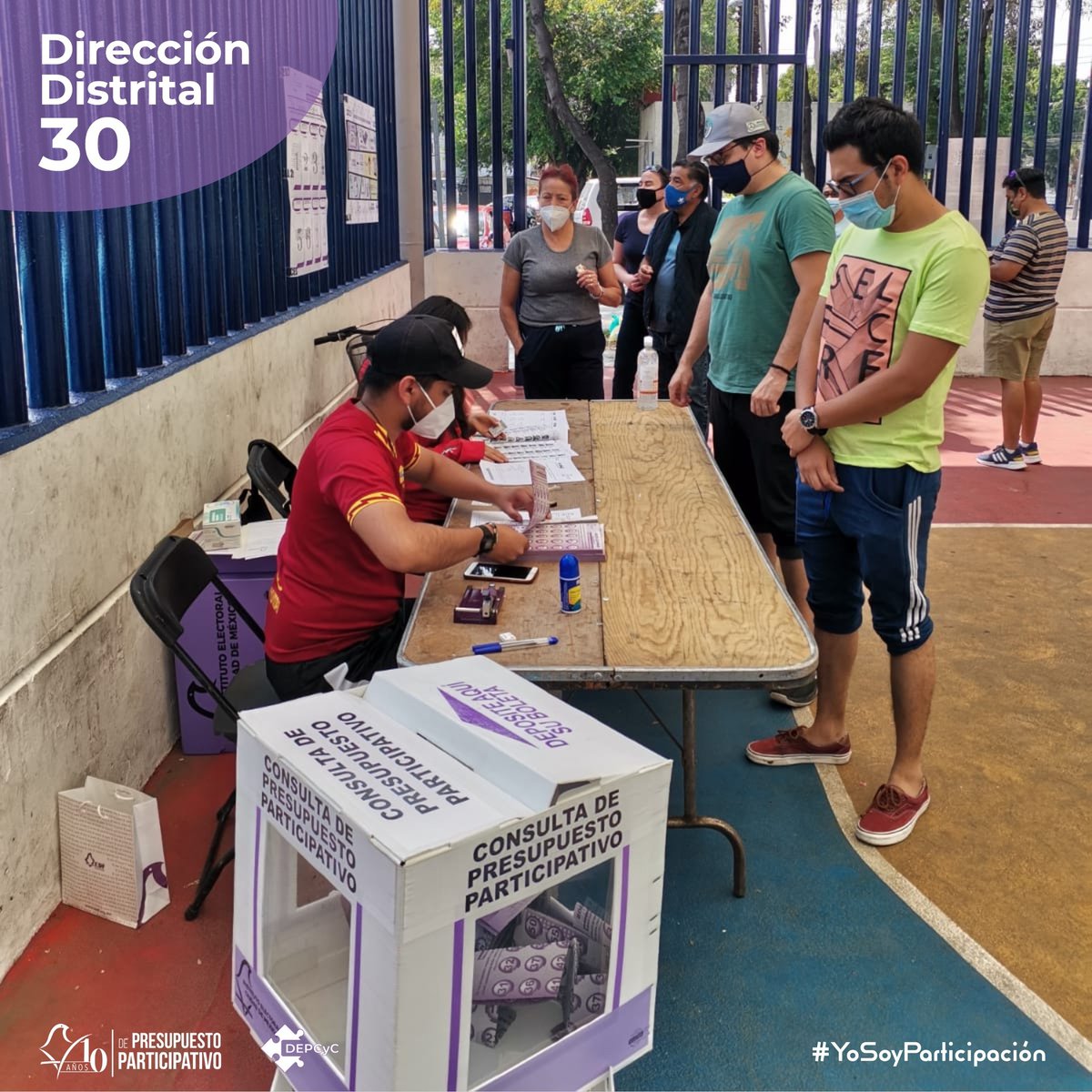 ParticipaIECM's tweet photo. La ciudadanía responsable y comprometida se informó y participó el 1 de mayo en la Consulta de Presupuesto Participativo 2022, para elegir el proyecto que consideraron más viable para enchular su colonia y generar un impacto positivo en su UT.

@iecm
#YoSoyParticipación 
#OD30 https://t.co/qlz6UtC2g3