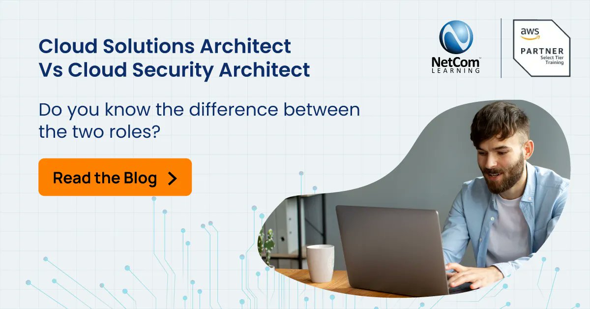 NetComLearning's tweet image. Cloud security architects support the cloud team in developing security solutions. Find out how the role is different from Cloud Solutions Architect. 

Read the blog: bit.ly/3t2huA1

#AWSTraining #AWSCertification #SecurityEngineeringOnAWS #CloudSecurit