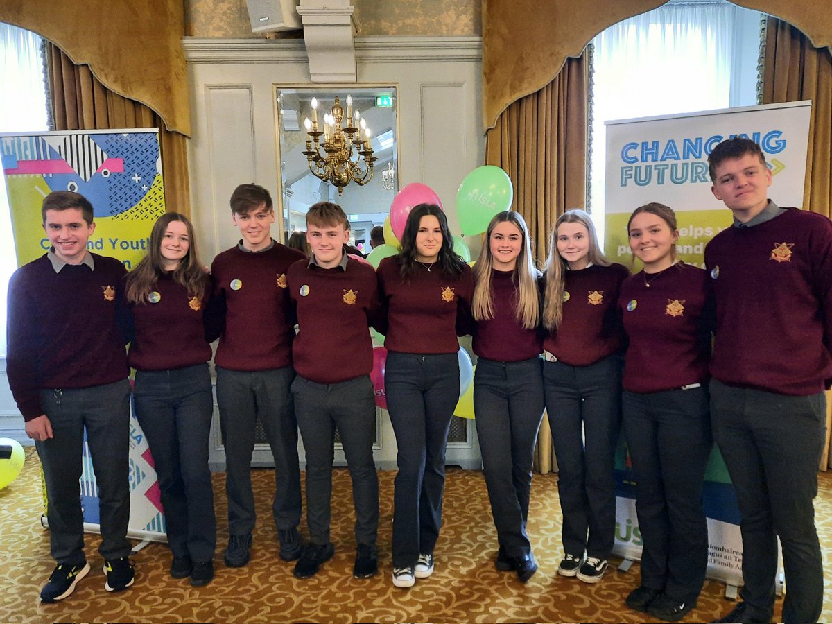 Michelle_Sheeh's tweet photo. #ICan #mental #health great event to nationally launch the I-Can-mind my mental health tool. What a year for St. Joseph's, Tulla, Co. Clare @sjt_sport Harty Cup Champions and now this! Lovely surprise from @rosarii_mannion @tusla https://t.co/T3fODgZoWX