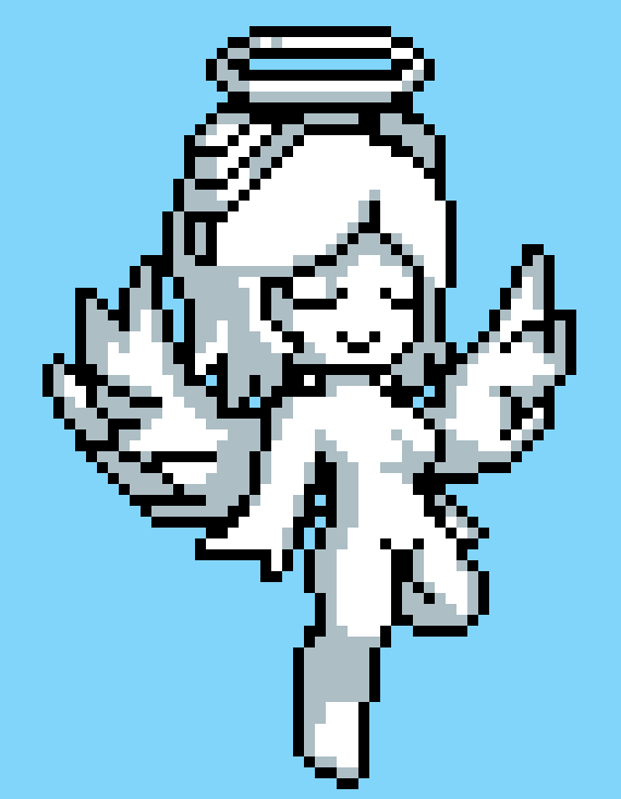 AlsoDefalt's tweet photo. Angel
105

#pixelart #aseprite 
credits: @RyanFamPerlers https://t.co/nu9VdY0bFE