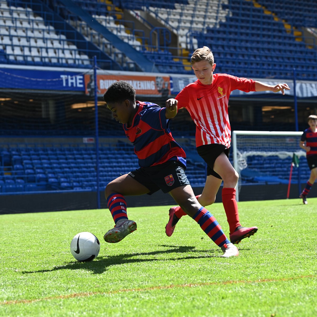 CFCFoundation's tweet photo. A huge well done to all the teams that took part in the Chelsea Champions Schools tournament at Stamford Bridge. 👏

Congrats to the Beacons School, taking the win on the day. 🏆 https://t.co/Og7m5fMvK5
