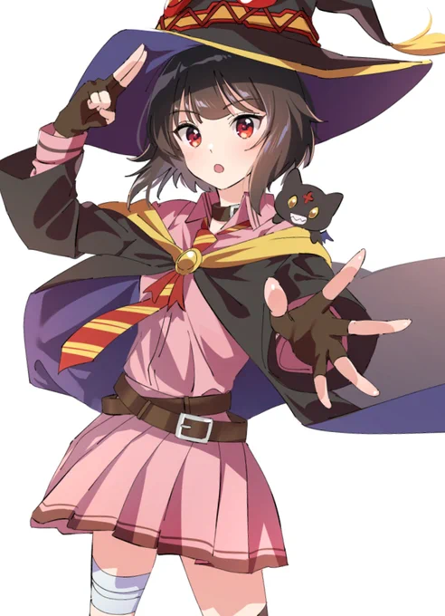 久しぶりに制服めぐみん!爆焔アニメ化とこのすば3おめでとうございます!🎉🎉🎉 
