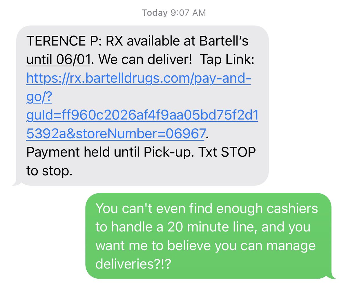 Backatcha's tweet image. Ever since @riteaid bought @bartelldrugs their in-store experience has gone to shit. #oldguystuff #seattle