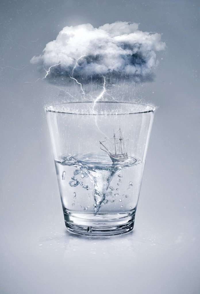 Baby ✨️ on Twitter: "No hagas una tormenta en un vaso de agua ... Los  problemas existen para ser RESUELTOS. https://t.co/ZwLcaOZsCn" / Twitter