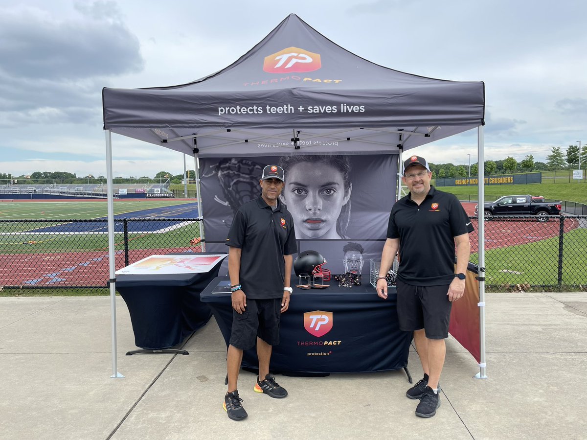 thermopact's tweet photo. #ThermoPact is excited to be at the @psfcabig33 Football Classic &amp; we can’t wait to show players &amp; parents how we can help protect teeth + save lives. 🏈 

#MouthShield #Mouthguard #Protection2 #ProtectionSquared #Big33 #PSFCABig33 #PCFCA #Football #HighSchoolFootball https://t.co/tdaQKCTaWz