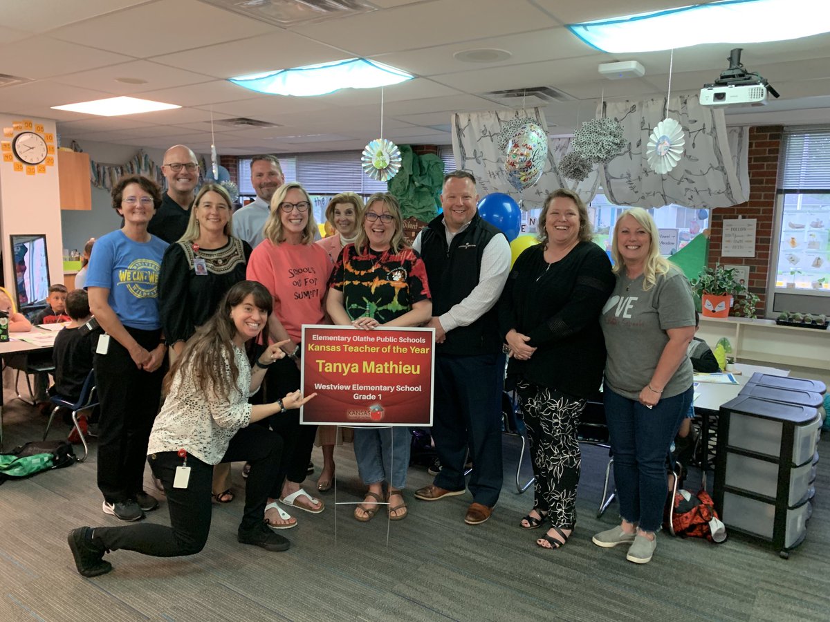 Woohoo!! Westview teacher, Tanya Mathieu, is selected to represent elementary teachers in OPS! What an amazing representative! ❤️#opsmomentsthatmatter #olathepublicschools
