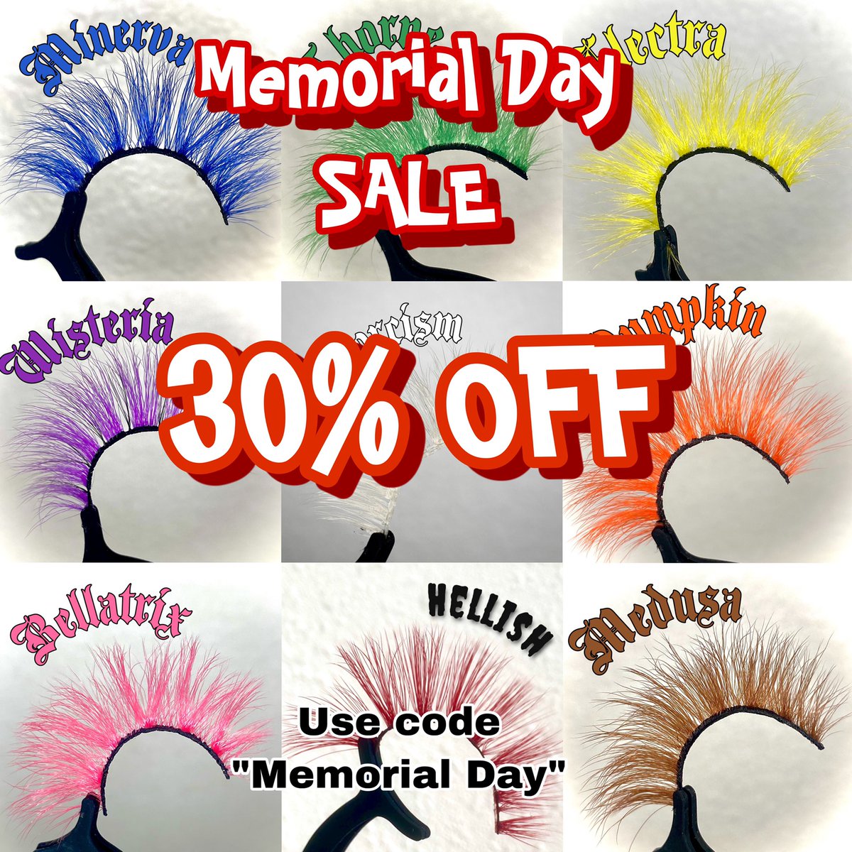 hellbitesbeauty's tweet photo. 30% OFF SITE WIDE ALL MEMORIAL WEEKEND 🔥 use code “Memorial Day” https://t.co/UiUIgvJDCb