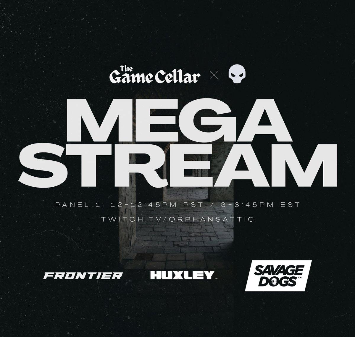 Ry (@heyhaigh) on Twitter photo Today's first Game Cellar panel features <a href="/missingfrontier/">FRONTIER</a> <a href="/huxleysaga/">HUXLEYยฎ</a> <a href="/mysavagedogs/">๐๐ผ๐๐ผ๐๐ ๐ฟ๐๐๐ โข</a>.
Coming off the heels of Savage Dogs Comic Issue #1, Huxley Issue #4, the recent teaser for the Huxley FPS, along w/ the development of Frontier's side-game ROBOTยฉ, it's bound to be a great convo Today's first Game Cellar panel features <a href="/missingfrontier/">FRONTIER</a> <a href="/huxleysaga/">HUXLEYยฎ</a> <a href="/mysavagedogs/">๐๐ผ๐๐ผ๐๐ ๐ฟ๐๐๐ โข</a>.
Coming off the heels of Savage Dogs Comic Issue #1, Huxley Issue #4, the recent teaser for the Huxley FPS, along w/ the development of Frontier's side-game ROBOTยฉ, it's bound to be a great convo
