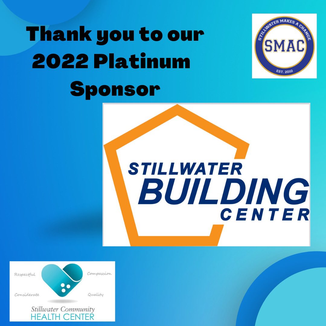 Thank you to Stillwater Building Center for being a platinum sponsor for SMAC 2022!
