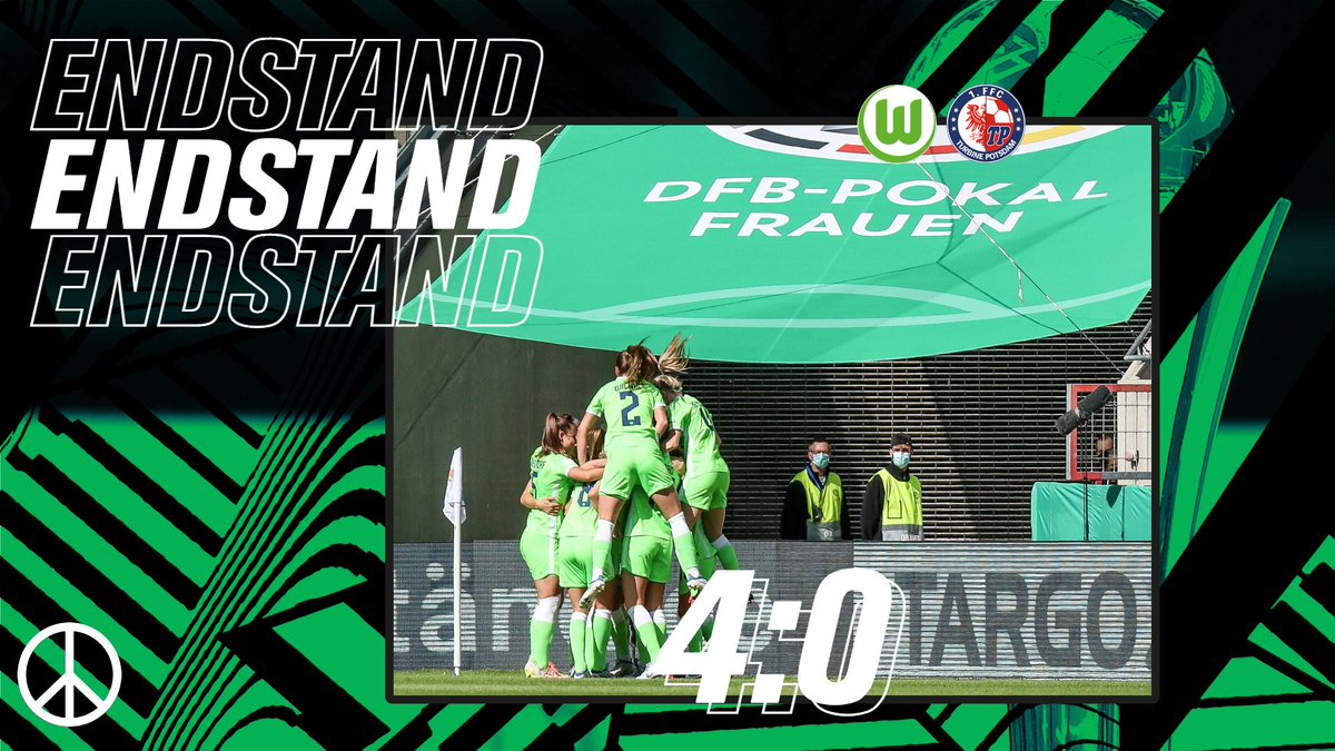 VfL_Frauen's tweet photo. DAS IST DER POKALSIEG! DAS IST DAS DOUBLE! 😍🎉💚

#WOBPDM #DFBPokalFinale #VfLWolfsburg https://t.co/9NrX8bUdbY