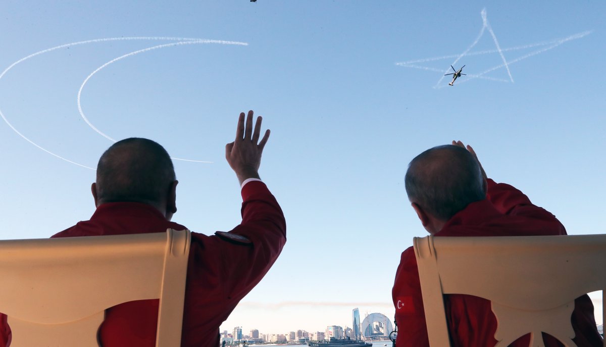 RTErdogan's tweet photo. TEKNOFEST kuşağı bugüne kadar Türkiye’de son derece güzel projelere imza attı. Azerbaycan’da da aynı başarıyı yakalayacağımızdan şüphe duymuyorum.

Türk dünyasının en yeni teknolojileri üretecek genç nesillerle çığır açacak atılımlar gerçekleştireceğine yürekten inanıyorum. https://t.co/oXFRLQsymk